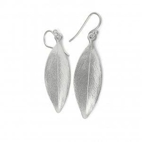 Debra Fallowfield| Rata Leaf Earrings| Sterling Silver | McAtamney Gallery and /Design store | Geraldine NZ